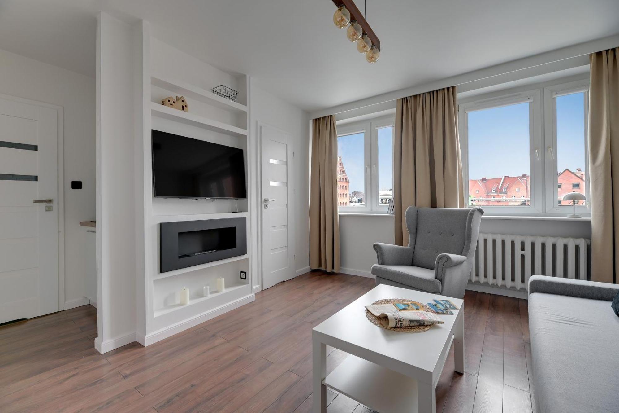 Motlawa Bulvar Residence Z Widokiem Na Rzeke Motlawa By Downtown Apartments Gdańsk Zewnętrze zdjęcie