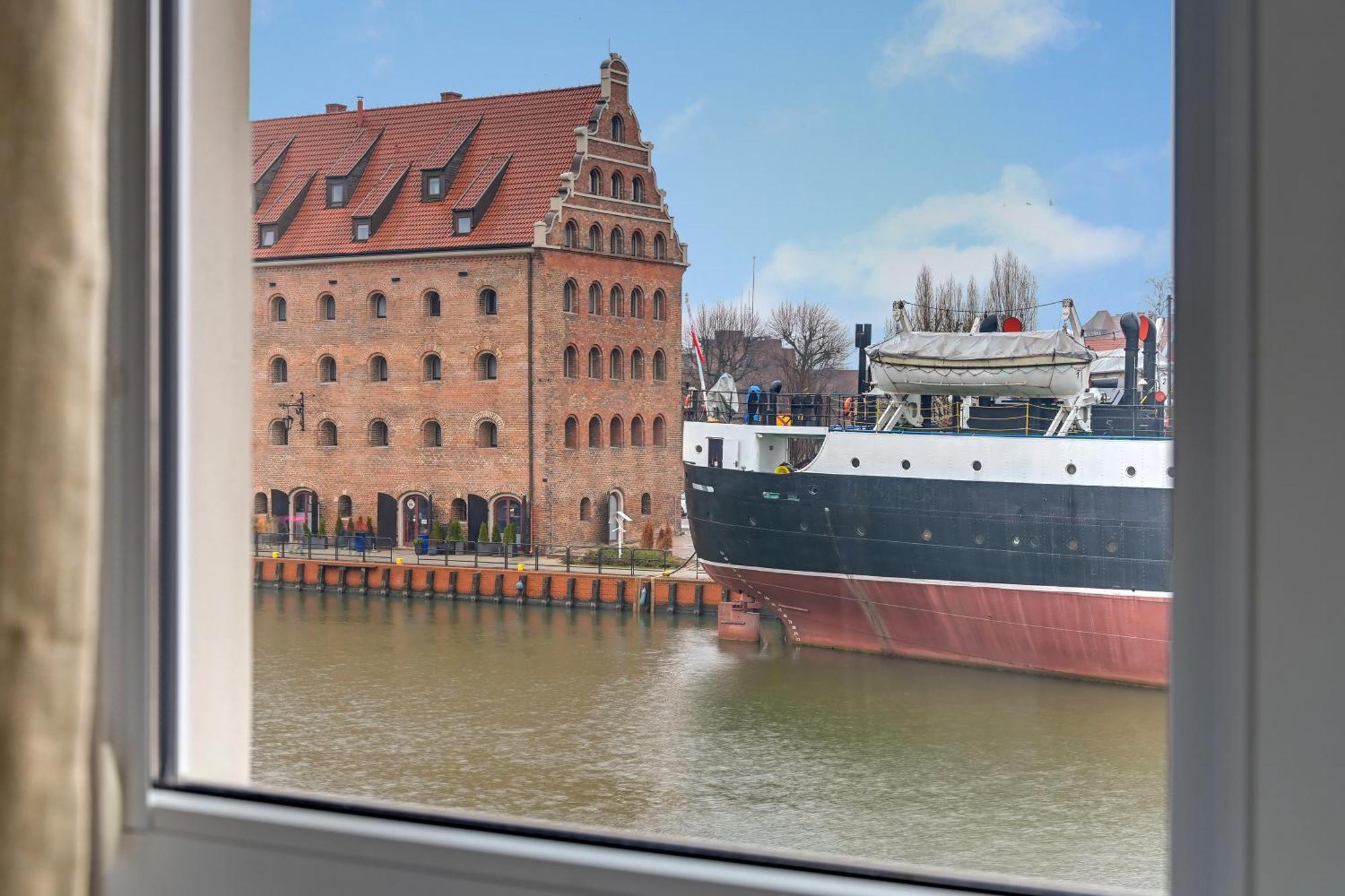 Motlawa Bulvar Residence Z Widokiem Na Rzeke Motlawa By Downtown Apartments Gdańsk Zewnętrze zdjęcie